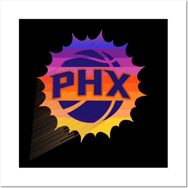 Phoenix Suns  Basketball Wall Art by GLStyleDesigns